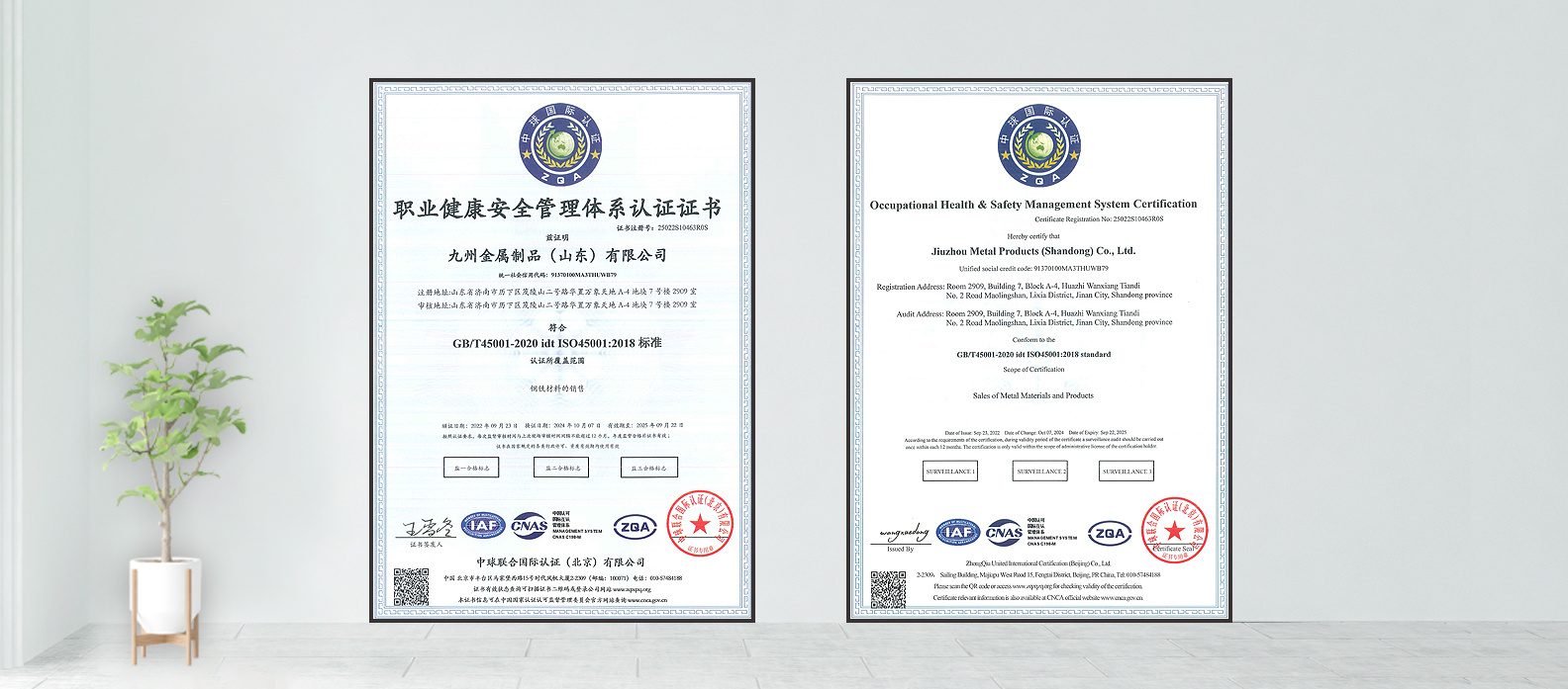 Occupational Health & Safety Management System Certification