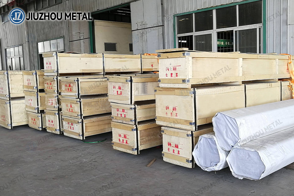 Steel Rod Packaging Process